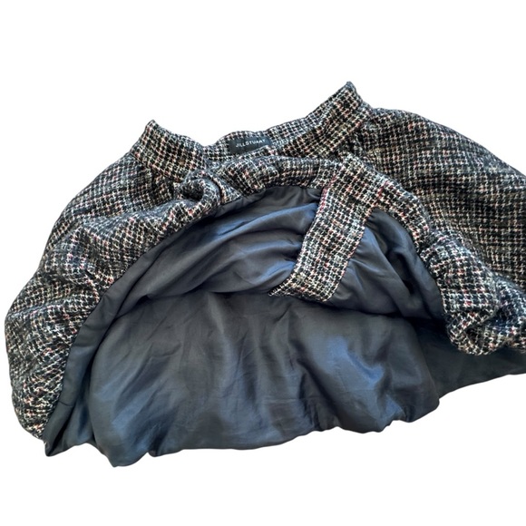 Jill Stuart Tweed Bubble Black,Red and White Mini Skirt with Button Front - Picture 6 of 11